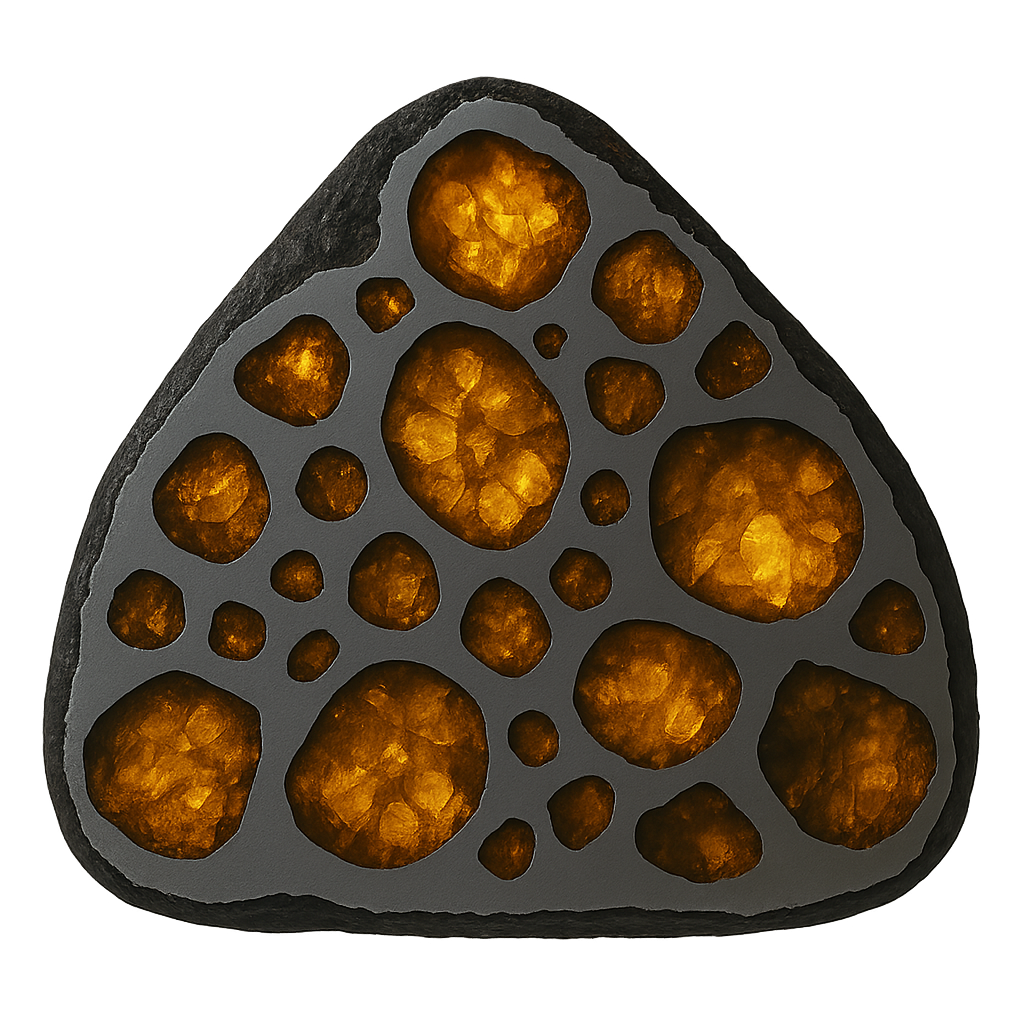 Pallasite Meteorite